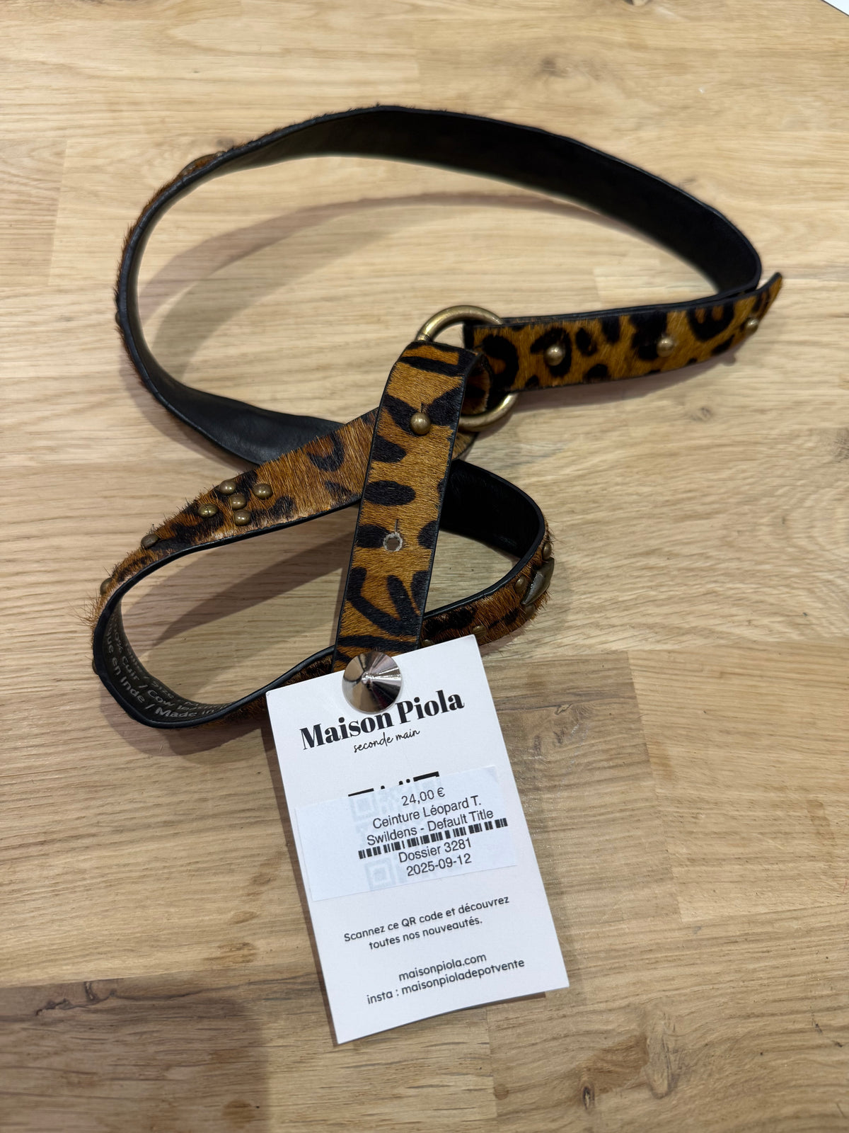 Ceinture Léopard T. Swildens