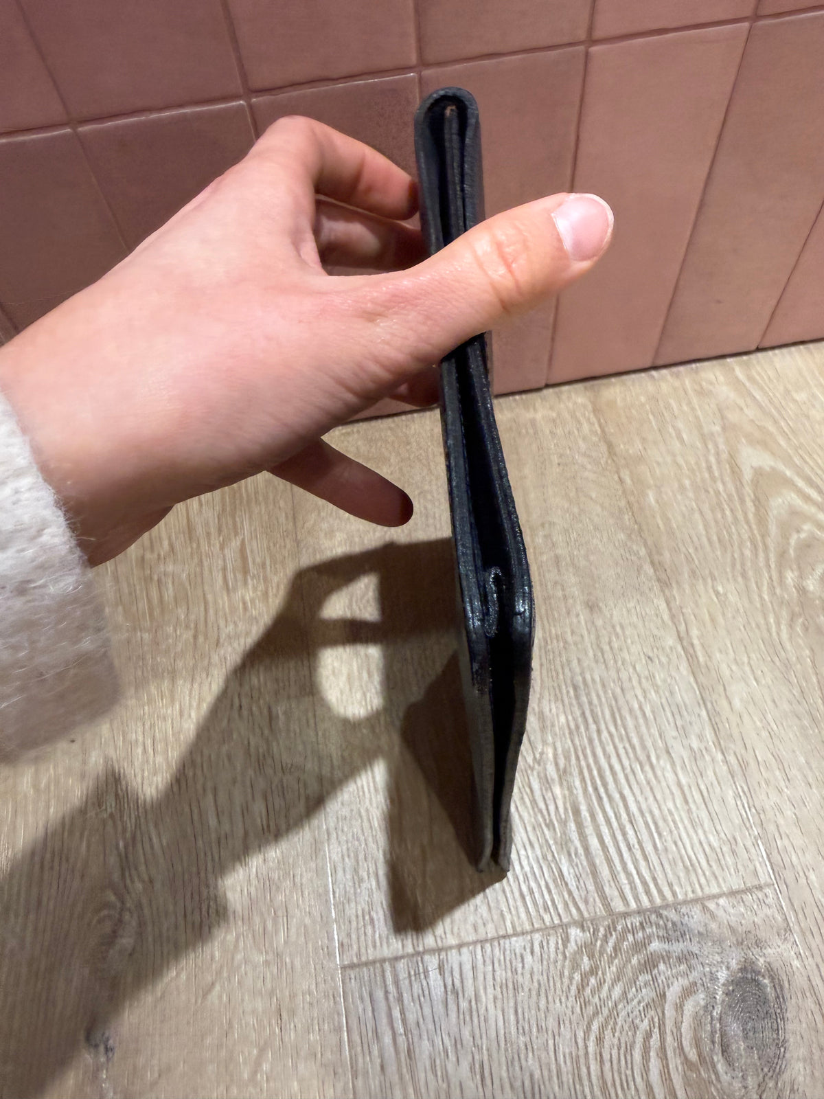 Pochette Céline vintage bleu marine