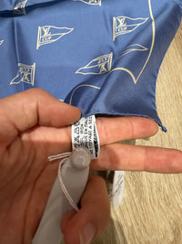 Louis Vuitton Foulard bleu chic 20/07