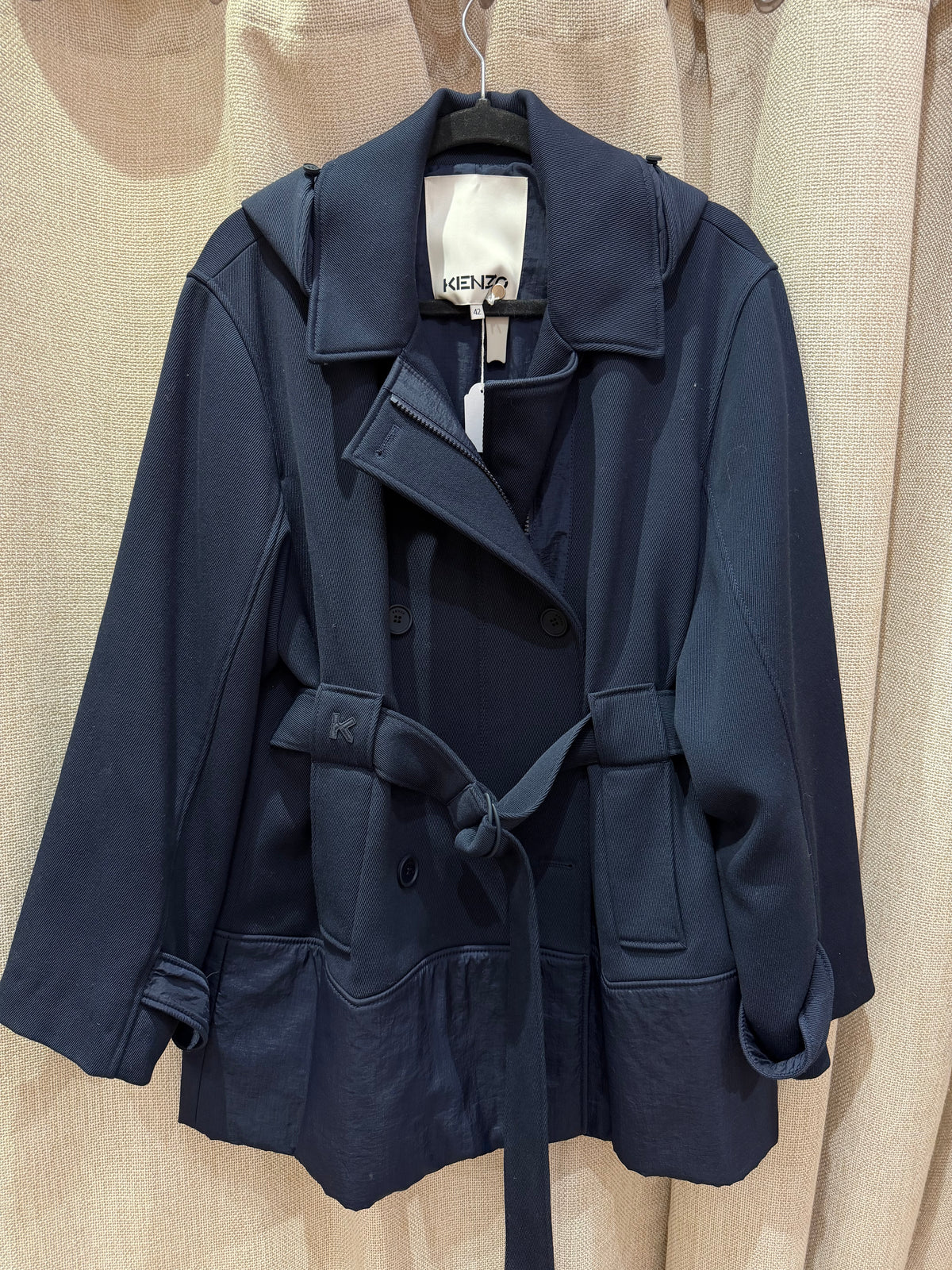 Trench bleu marine Kenzo T.42 27/09