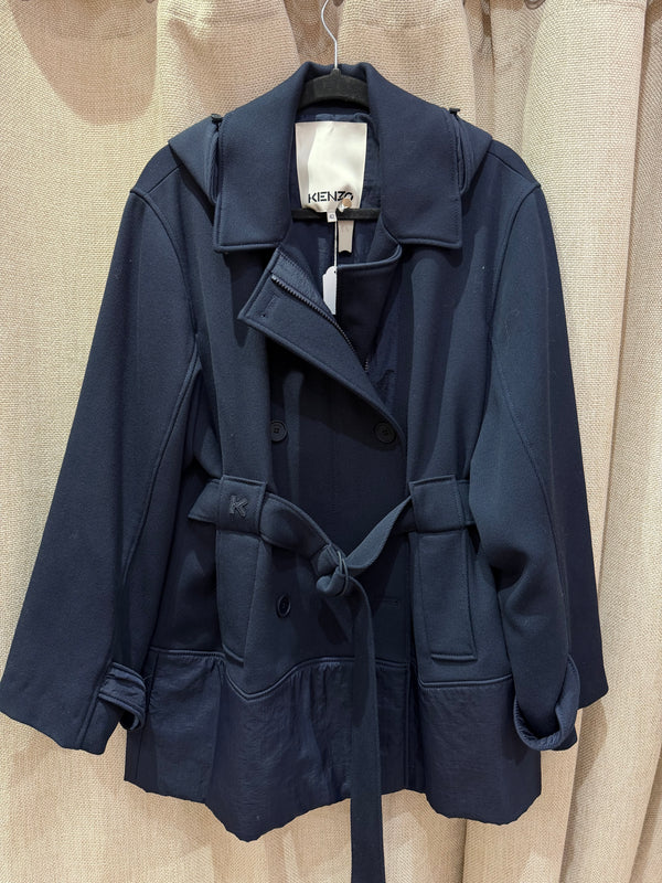 Trench bleu marine Kenzo T.42 27/09