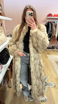 Manteau en renard taille S