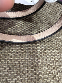 Bracelet en cuir le tanneur violet 13/06