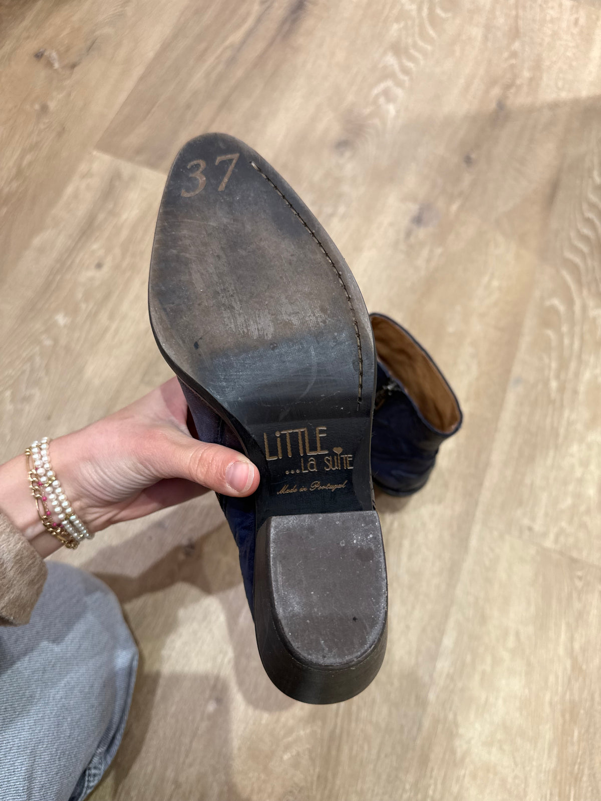 Bottines en cuir taille 37