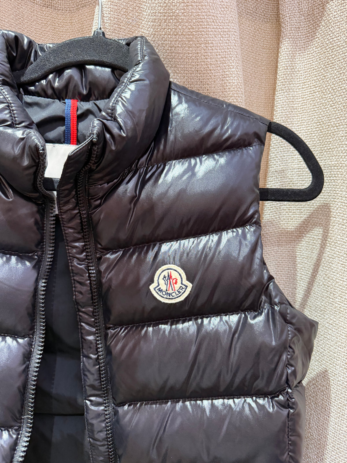 Doudoune noire sans manches Moncler - T.XS (14 ans) 19/10