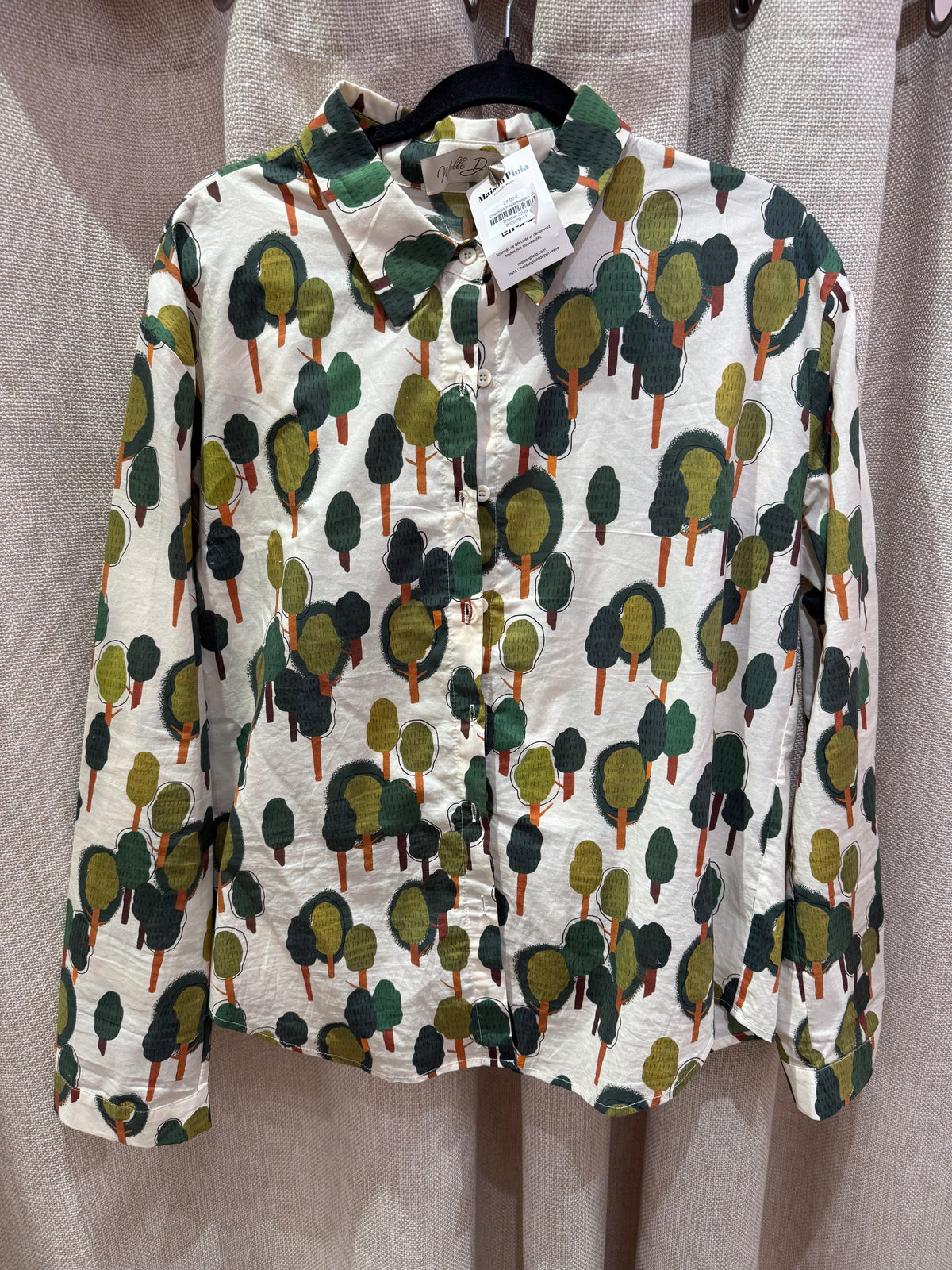 Chemise melle beige