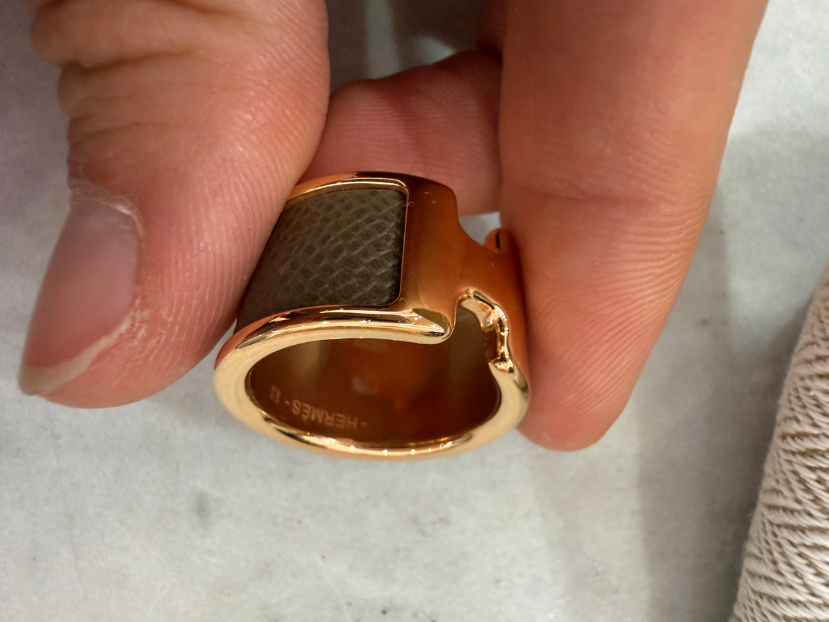 Hermès Bague étoupe T.M (54) 20/07