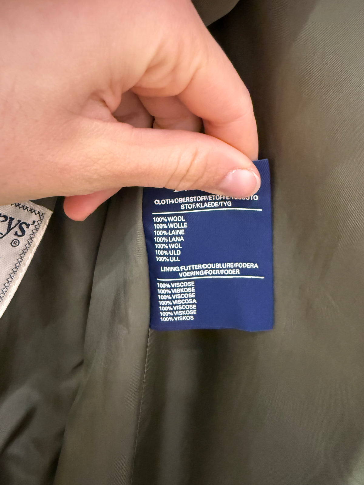 Veste Burberry pied de poule T.40