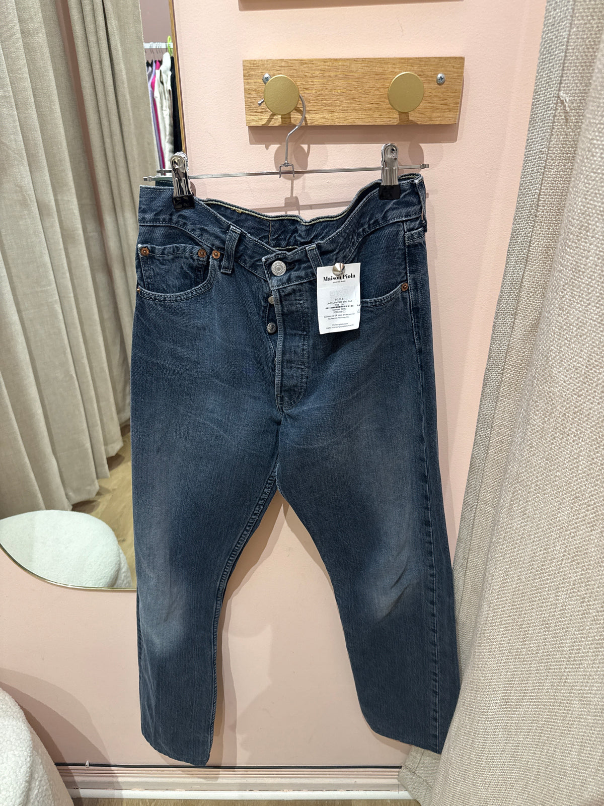 Levi's Jean501 bleu brut T38