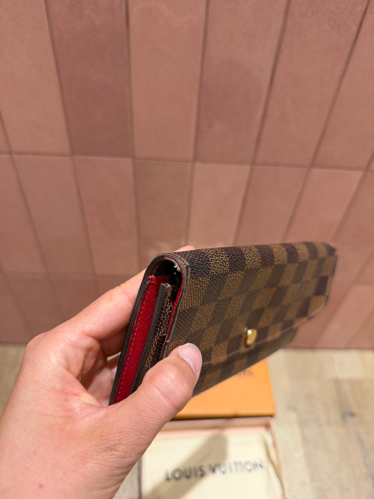 Louis Vuitton Portefeuille Émilie Damier Ébène 28/07