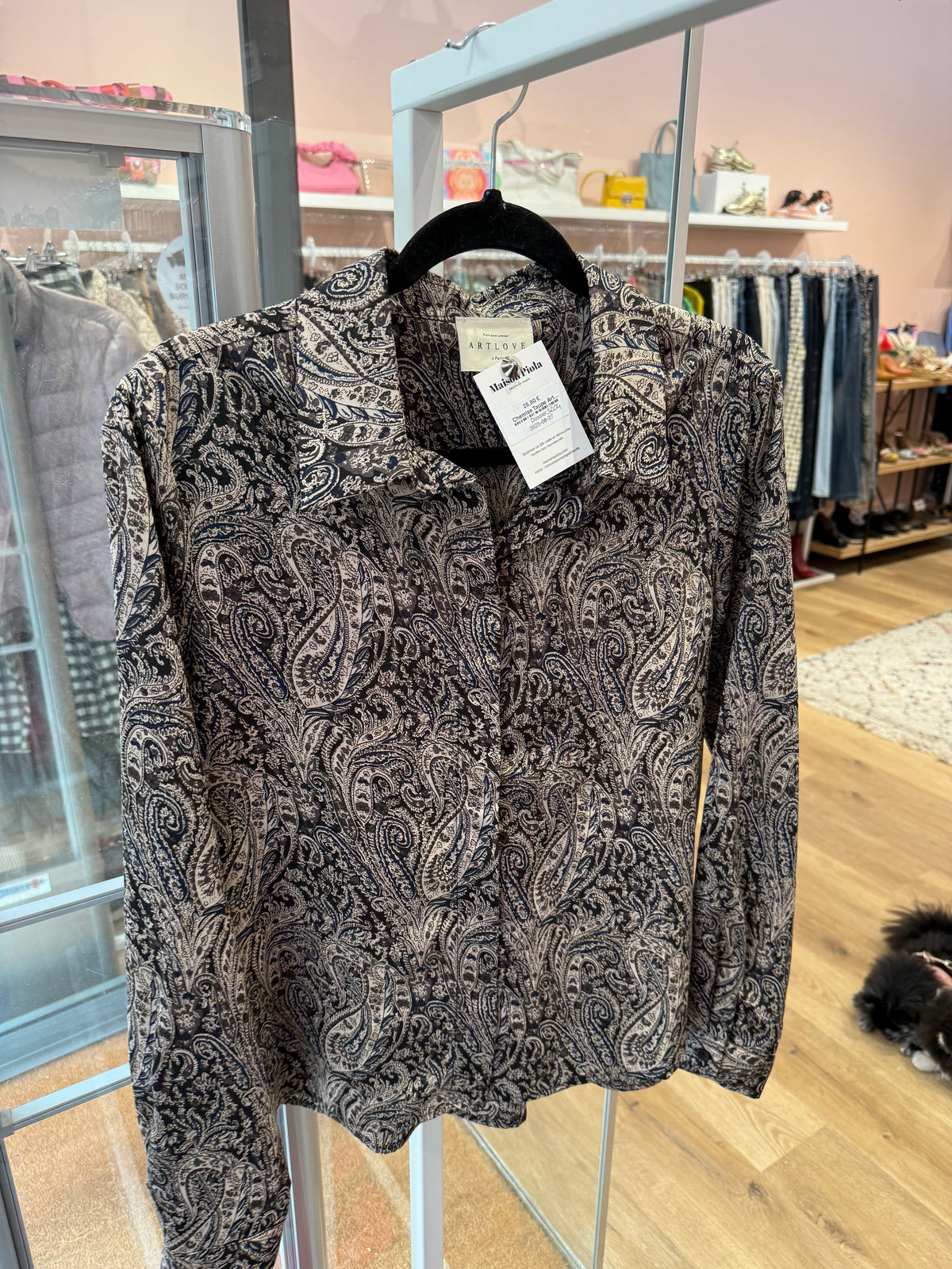 Chemise Taupe Art Love T.40