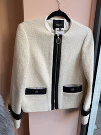 Veste blanche tweed Maje T.S