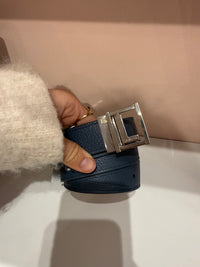 Ceinture orange Lancel taille 95 réversible