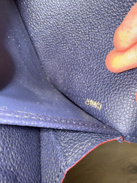 Porte-feuille louis Vuitton bleu marine 20/07