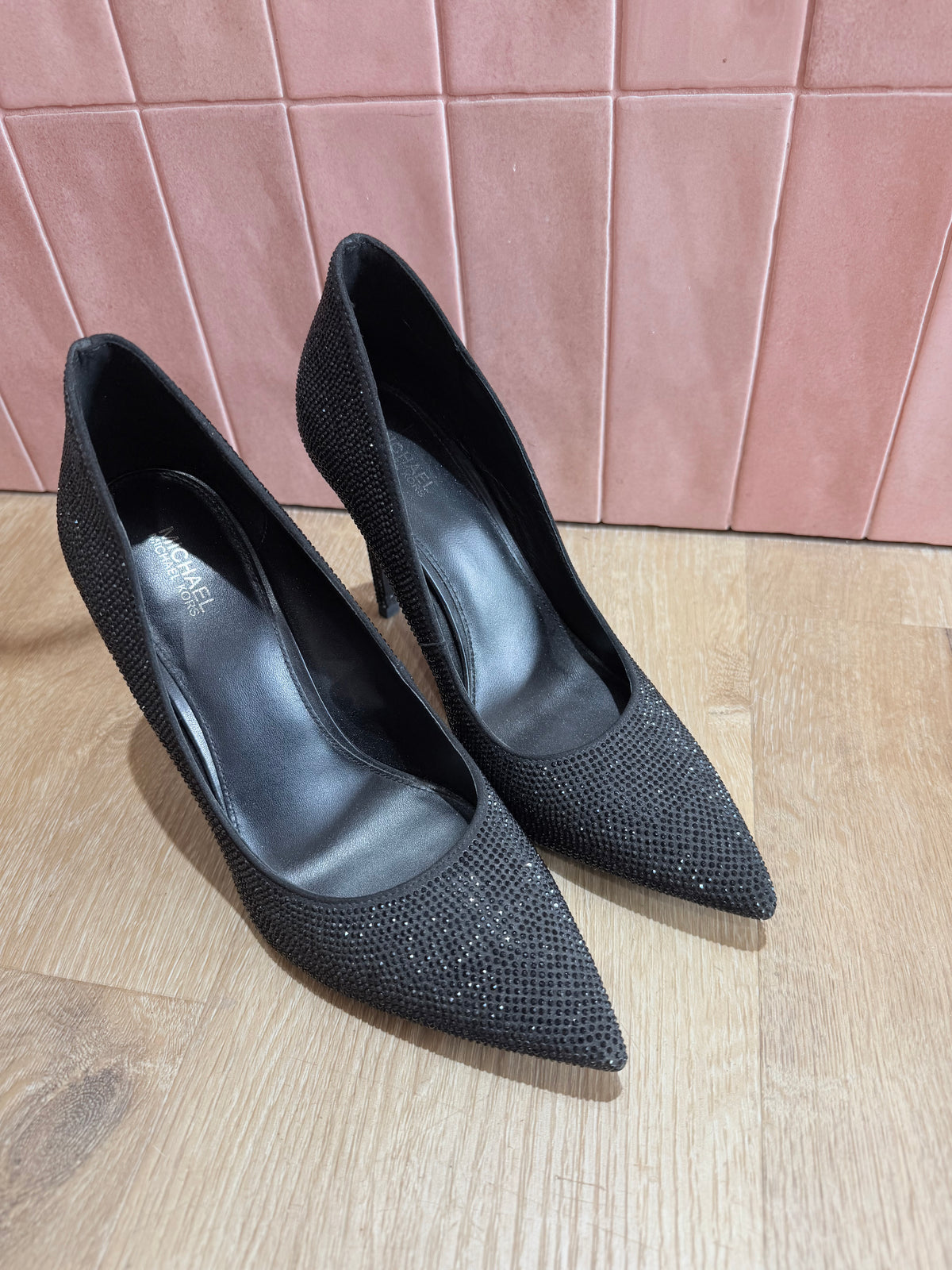 Escarpins noirs à strass Michael Kors T.40 08/09