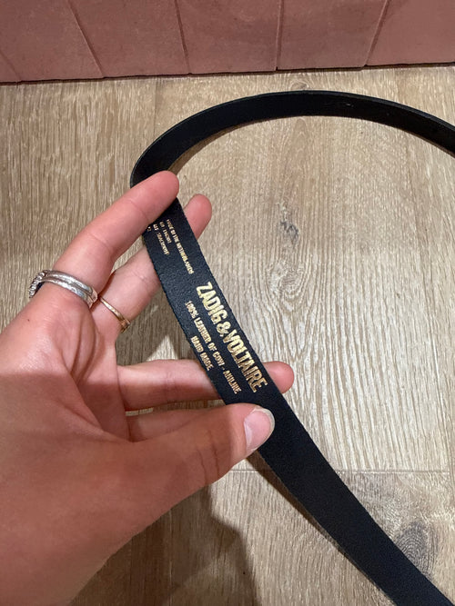 Ceinture fine Zadig & Voltaire Cuir T.M 04/06