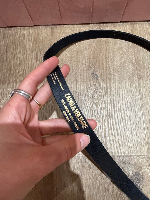 Ceinture fine Zadig & Voltaire Cuir T.M 04/06