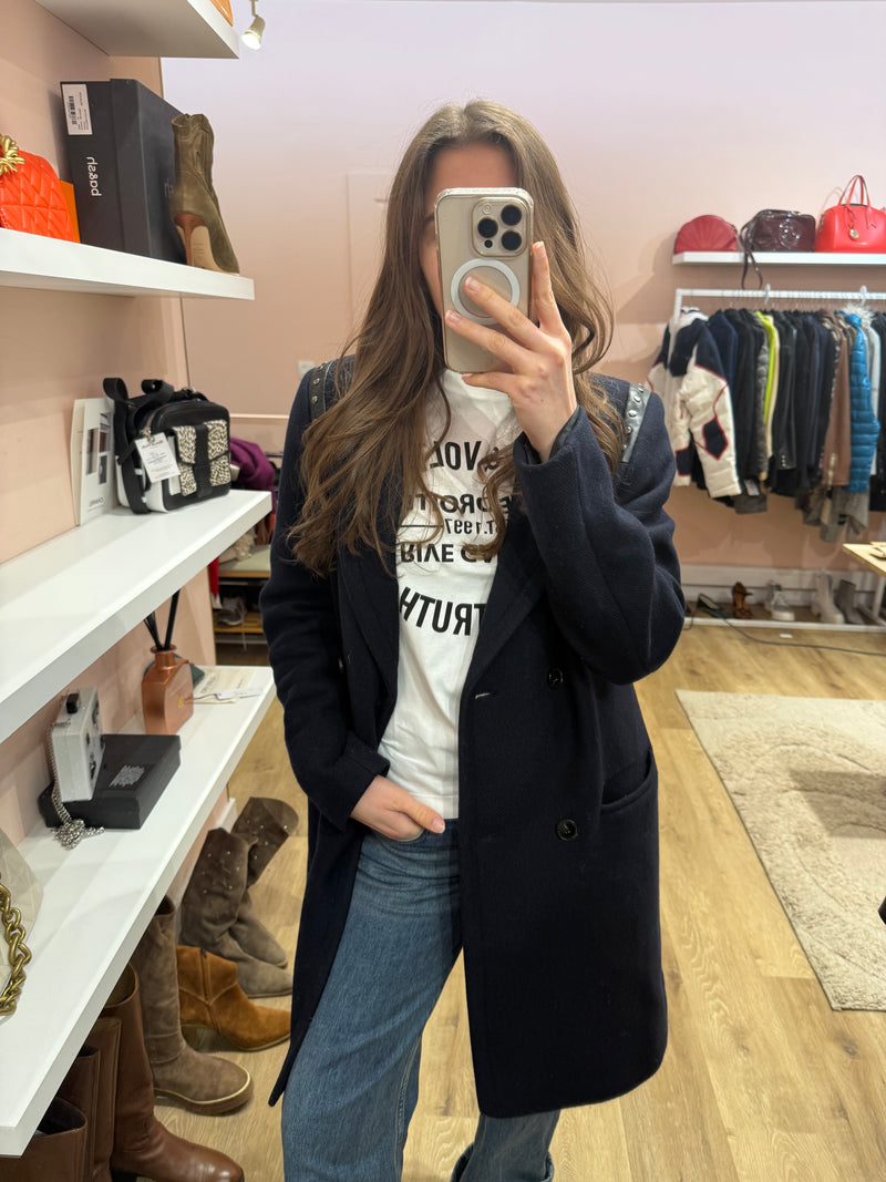 Manteau IKKS Bleu marine T.M