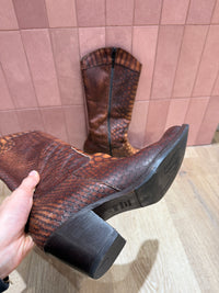 Bottes marron Donna serpent