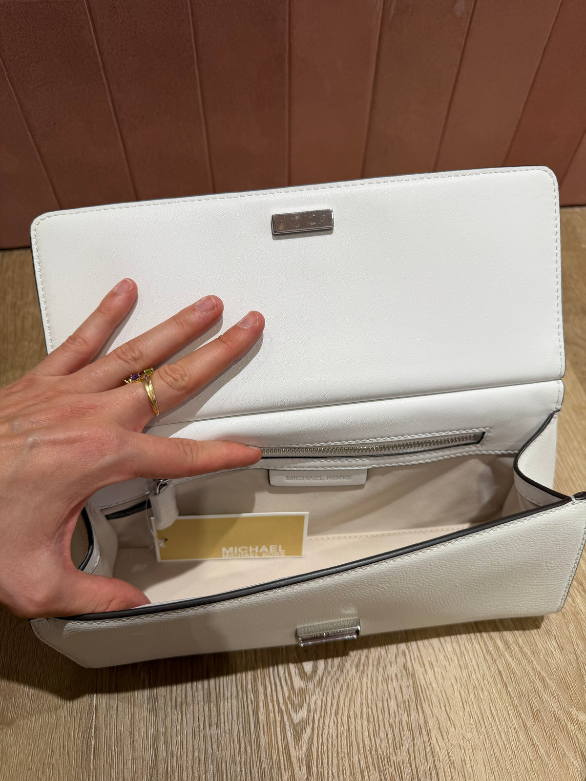 Sac blanc Michael Kors T.U 03/09