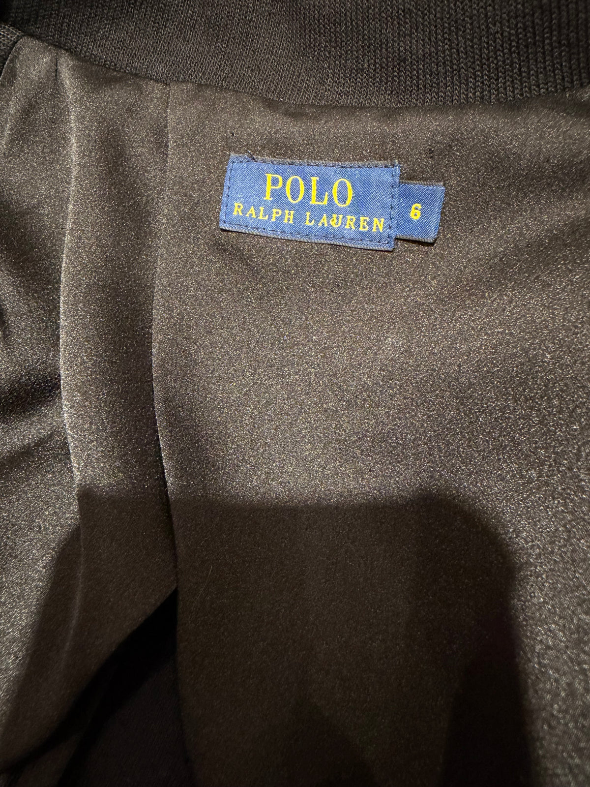 Blazer noir détail cuir Ralph Lauren T.36/38 14/09