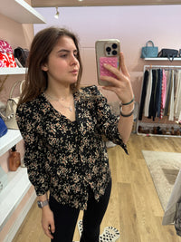 Chemise noire et blanche ba&sh T.XS 31/05