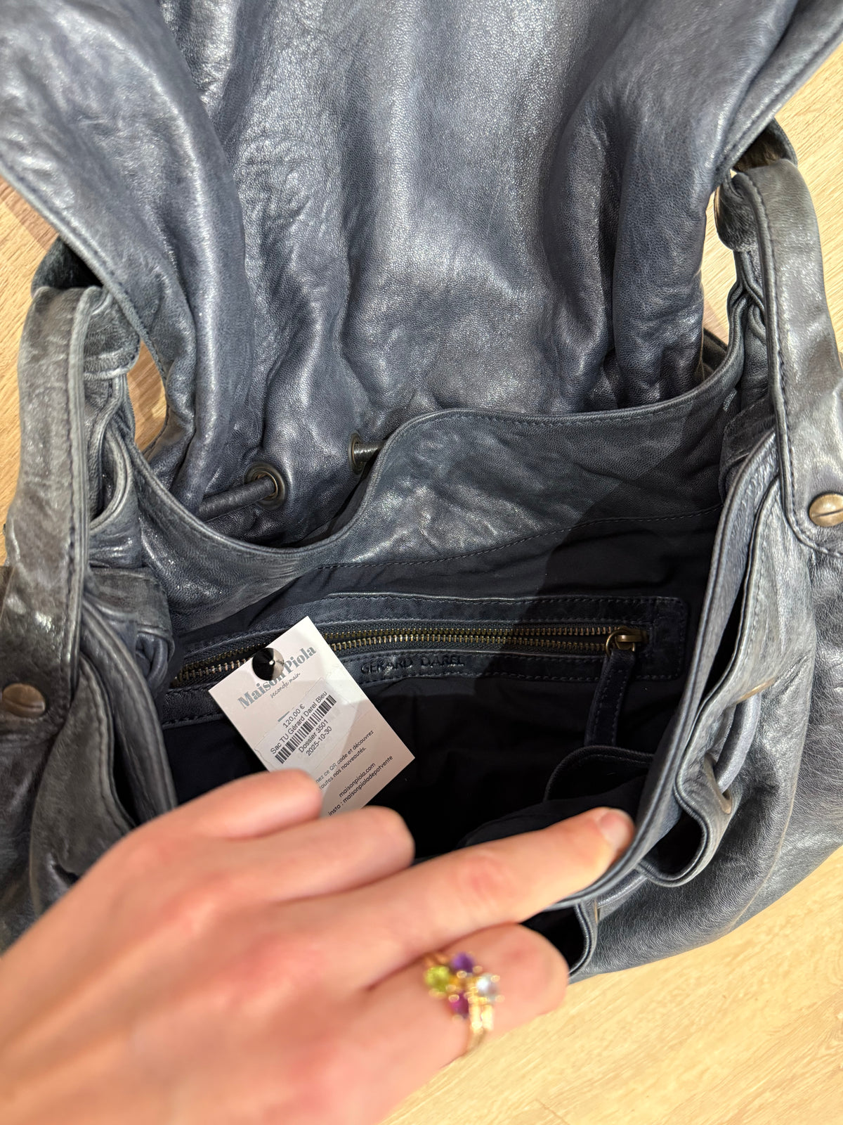 Sac TU Gérard Darel Bleu