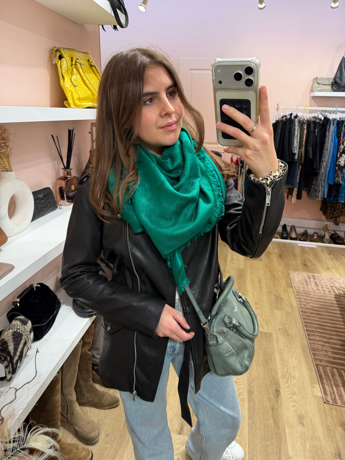 Étole verte Gucci 20/10