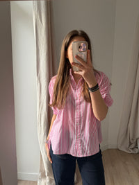 Chemise rose Y*coo rayures T.M/L
