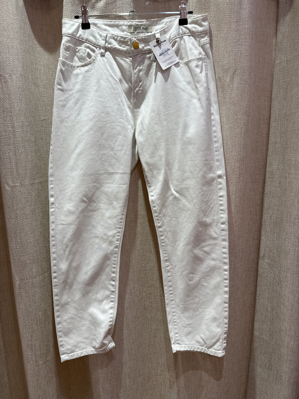 Jean blanc I.Code T.38