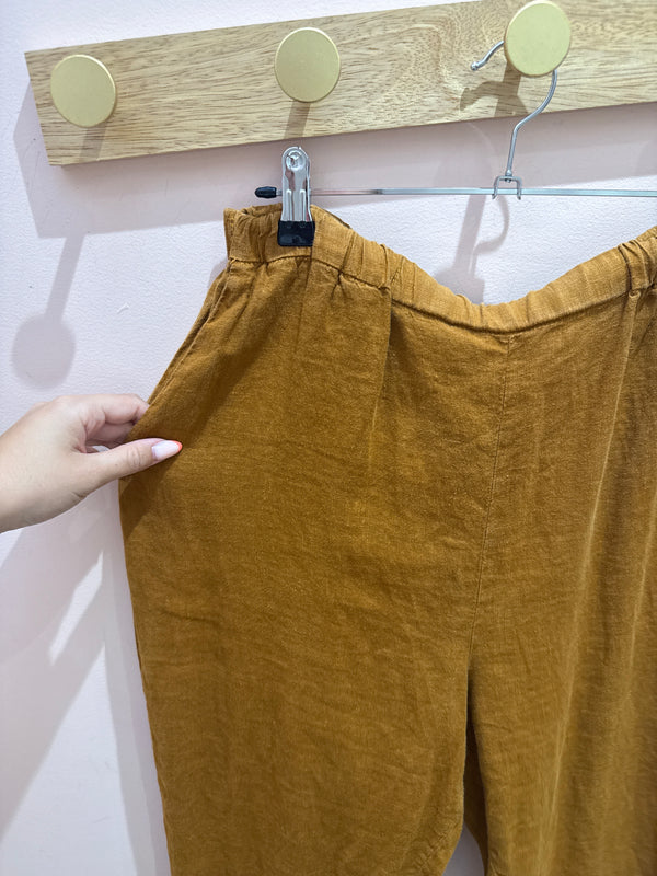 Pantalon American Vintage camel lin TU