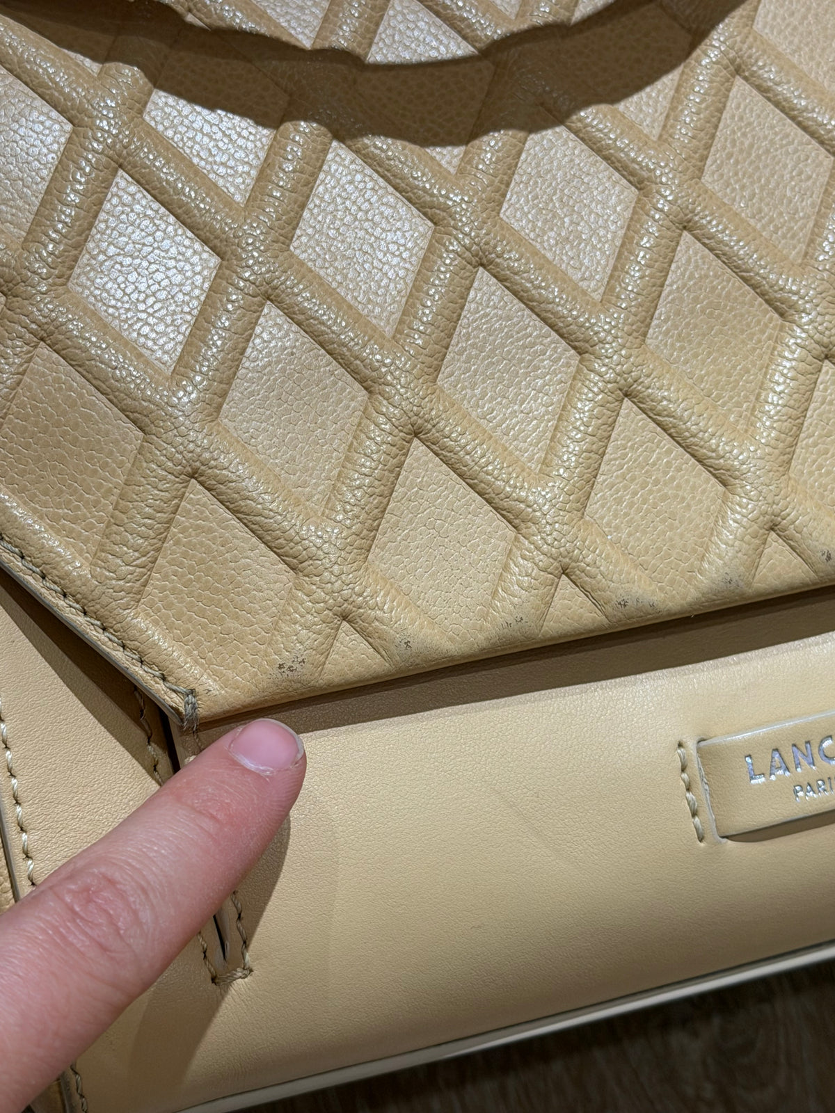 Sac beige Nino en cuir Lancel 20/10