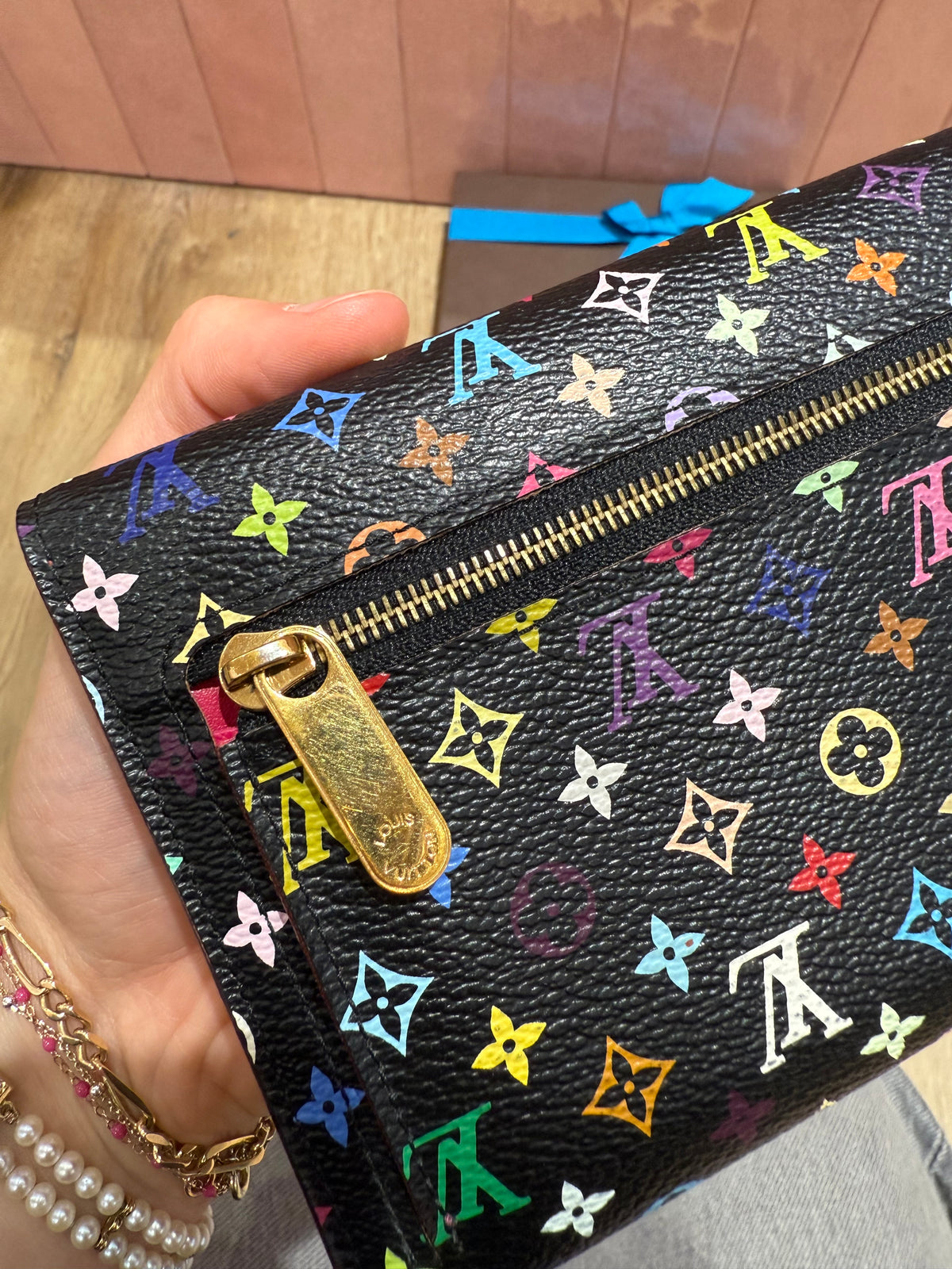 Porte-monnaie Louis Vuitton Eugénie (full set)
