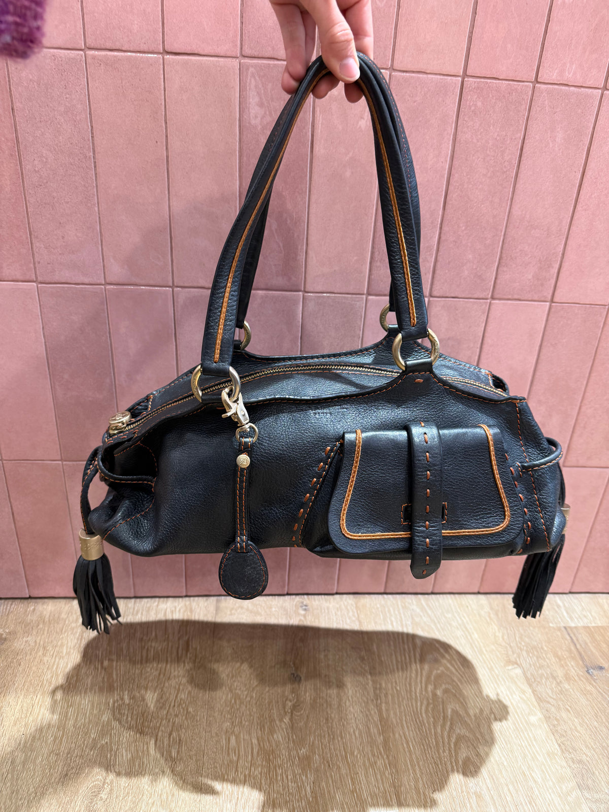 Sac lancel bleu marine