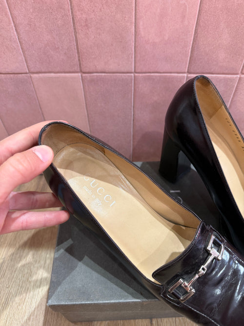 Mocassins à talons Gucci T.37 10/06