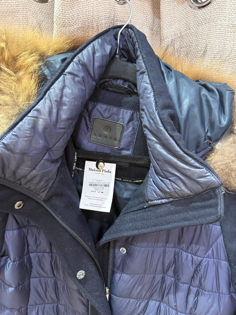 Doudoune bleue Lutha T.34
