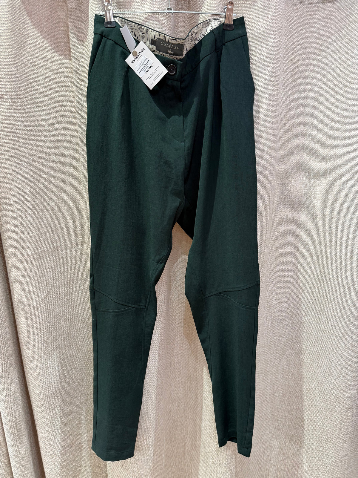Pantalon fluide vert A côté — T.36