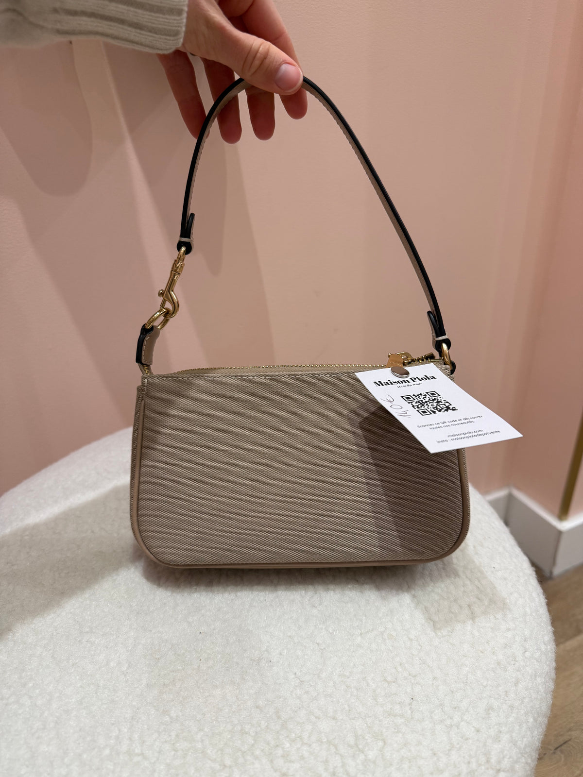 Sac beige coach