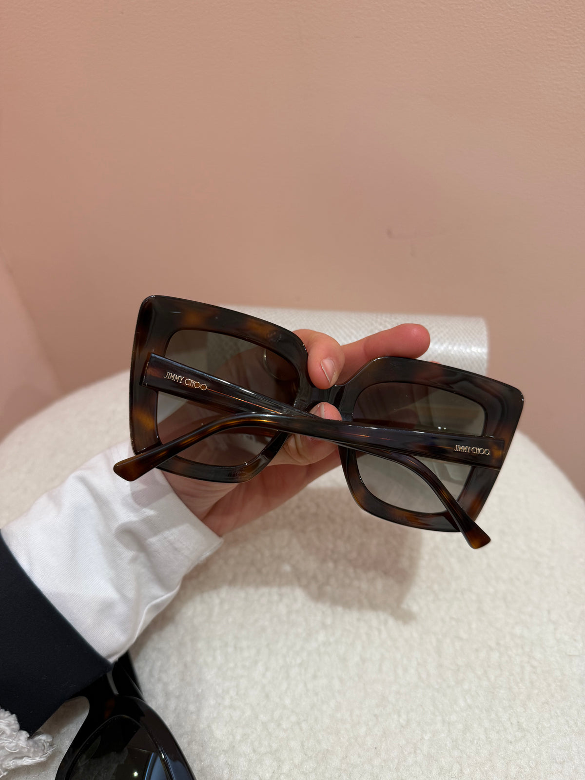 Lunettes Jimmy choo marron