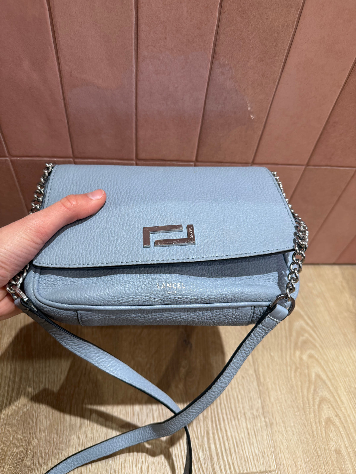 Sac lancel bleu ciel