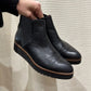 Bottines noires hardrige T.36