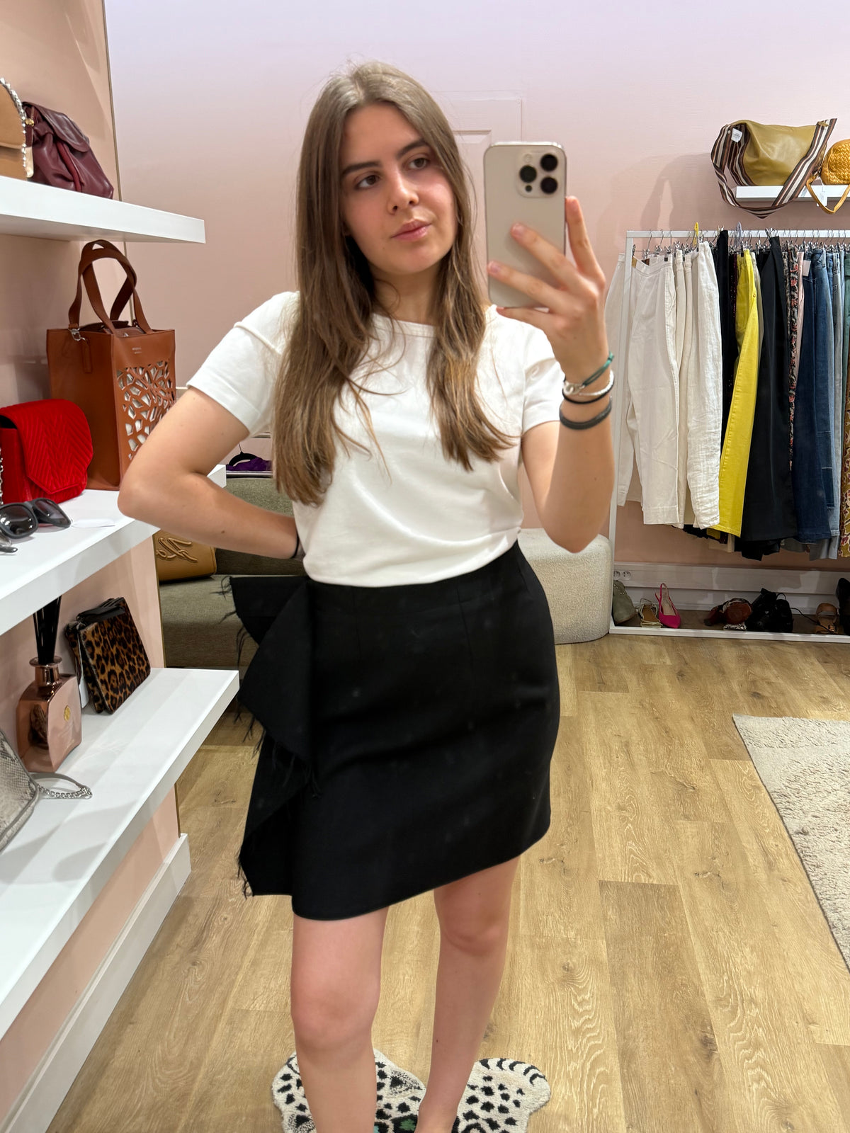 Margiela Jupe Noir Jupe courte T.40 10/07