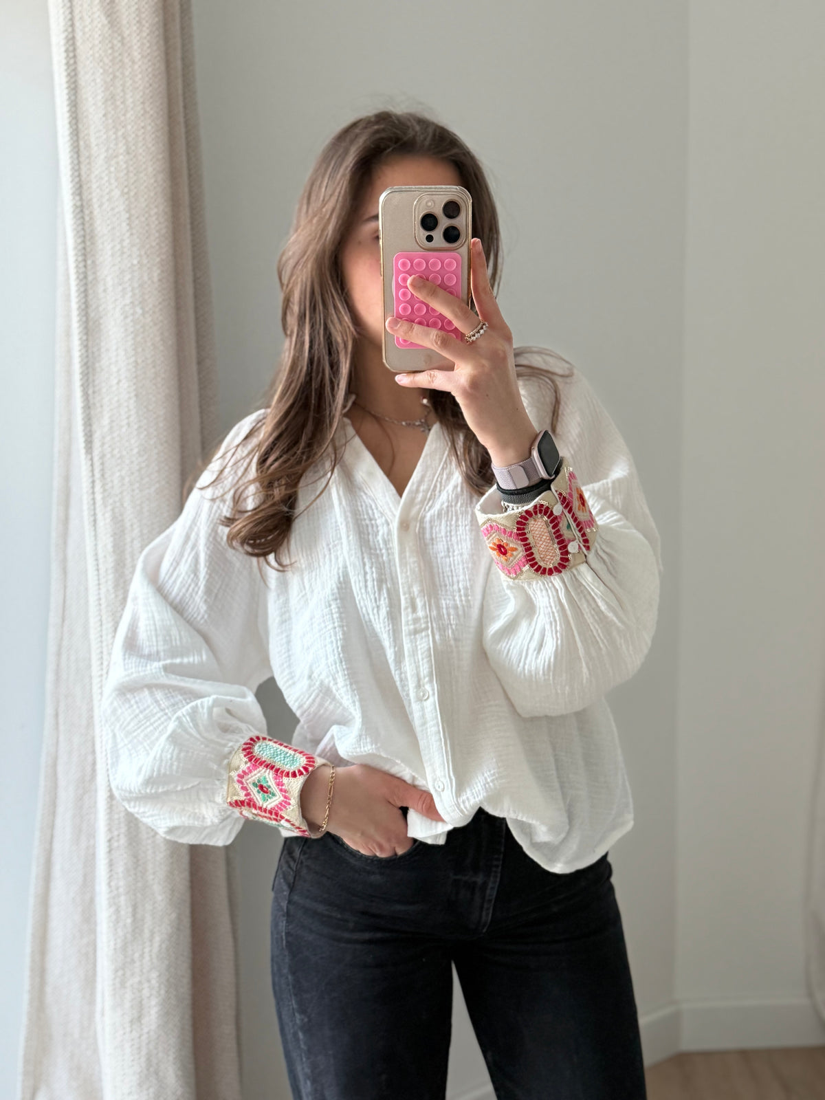 Blouse It Hippie blanche M