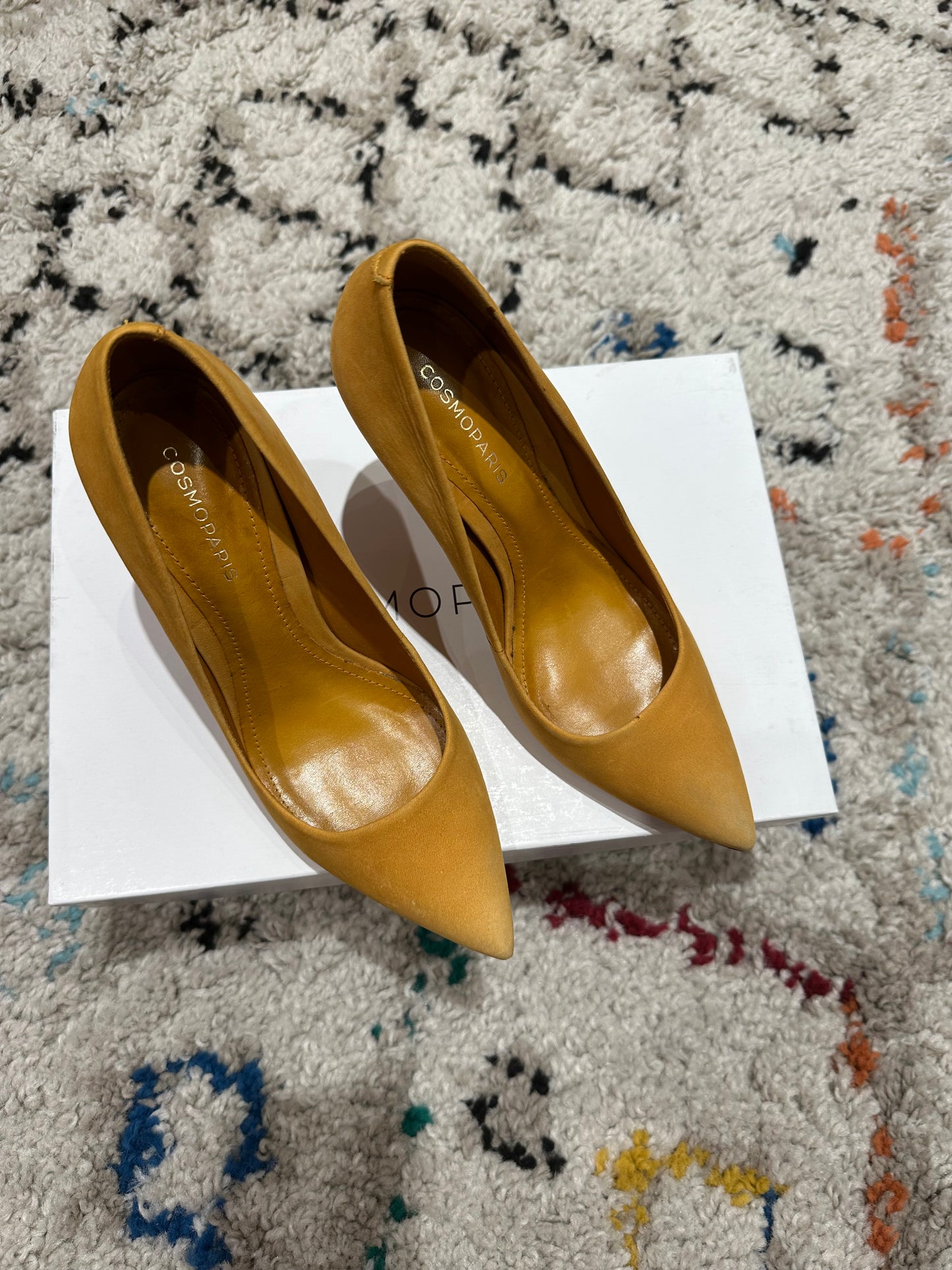 Escarpins cosmoparis T.36 cuir