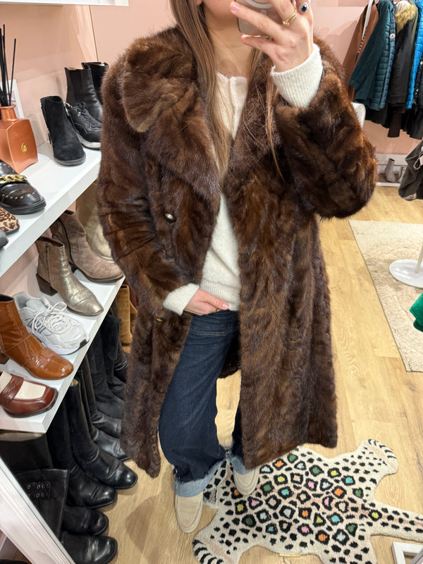 Manteau en vison taille M