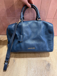 Sac bleu cuir Michael Kors