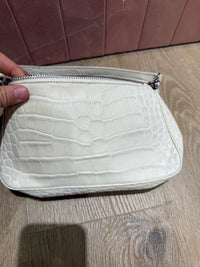 Lancaster sac blanc bandoulière cuir 14/06