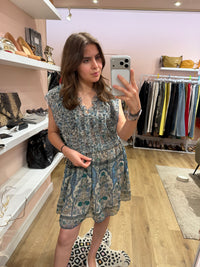 Robe verte Zadig & Voltaire débardeur T.L 28/07