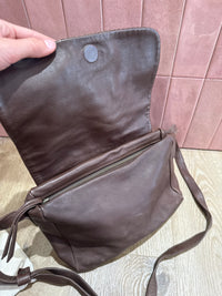 Sac marron bandoulière croisé Naterra 01/06