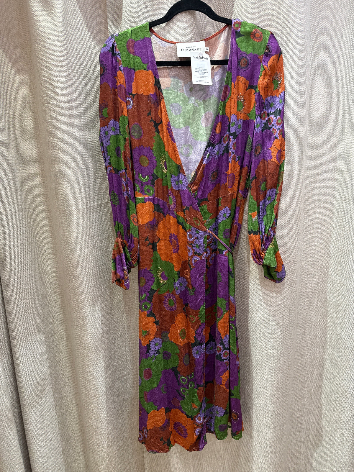 Robe longue orange et violette Make My Lemonade T.38